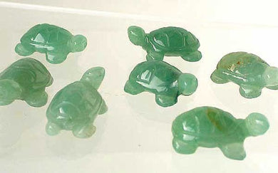 Charming 2 Carved Aventurine Turtle Beads - PremiumBead Primary Image 1