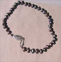 Load image into Gallery viewer, Chocolate Freshwater Pearl and Sterling Silver 7 inch Bracelet 9916P - PremiumBead Primary Image 1
