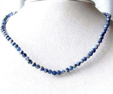 Snowy Sodalite 4mm Round Bead Strand 108438A - PremiumBead Primary Image 1