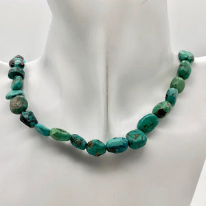 160cts 16" Natural USA Turquoise Pebble Beads Strand 106696H - PremiumBead Alternate Image 3