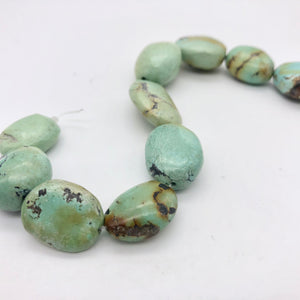 385cts 15.5" Natural USA Turquoise Pebble Beads Strand 106695C - PremiumBead Alternate Image 7