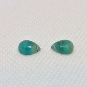 Rare 2 Seafoam Fluorite Pear Briolette Beads 9989 - PremiumBead Alternate Image 4