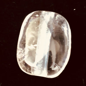 Lodalite Quartz Oval Pendant Bead | 30x15to27x16 mm | Clear Included | 1 Bead |