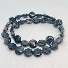 Load image into Gallery viewer, Grey Labradorite 12mm Coin Bead Strand 109558 - PremiumBead Primary Image 1
