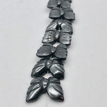 Load image into Gallery viewer, Iron Butterfly 2 Hand Carved Hematite Butterfly Beads | 21x18x5mm | Silver black - PremiumBead Alternate Image 7
