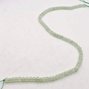 Rare Gemmy Prehnite Faceted Strand | 6x5 to 6x4mm | Green | Roundel | 78 bds | - PremiumBead Alternate Image 5