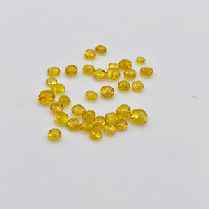 2 Genuine Unheated Canary Yellow Sapphire 3x2mm Faceted Beads 005734 - PremiumBead Alternate Image 4