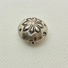 Load image into Gallery viewer, Bliss Silver Thai Hill Tribe Pillow W/Flower Bead 5439 - PremiumBead Alternate Image 3
