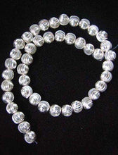 Load image into Gallery viewer, Sparkling Laser Cut Sterling Silver Bead Strand 108596 - PremiumBead Primary Image 1
