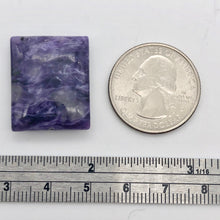 Load image into Gallery viewer, 32cts of Rare Rectangular Pillow Charoite Bead | 1 Beads | 24x19x7mm | 10872E - PremiumBead Alternate Image 7

