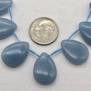 13 Blue Pectolite / Angelite Briolette Beads for Jewelry Making - PremiumBead Alternate Image 5
