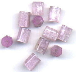 1 Premium Pink Kunzite 8x12mm Hexagon Tube 394 - PremiumBead Alternate Image 4