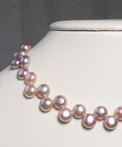 Top Drilled Button Lavender Pink FW Pearl Strand 104761 - PremiumBead Alternate Image 4