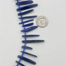 Load image into Gallery viewer, Natural Lapis Lazuli Pendant Bead Strand |15x3x5mm - 28x4x5mm| Blue | 53 Beads | - PremiumBead Alternate Image 2
