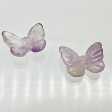 Load image into Gallery viewer, Fluttering 2 Amethyst Butterfly Beads | 21x18x5mm | Purple - PremiumBead Alternate Image 3
