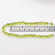 Load image into Gallery viewer, Amber Faceted Round Bead Strand | 6mm | Green | 68 Bead(s)
