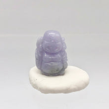 Load image into Gallery viewer, 22cts Hand Carved Buddha Lavender Jade Pendant Bead | 21x14x9.5mm | Lavender - PremiumBead Alternate Image 3
