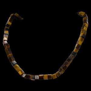 Wildly Exotic Tigereye Cube Bead 16 inch Strand | 6mm | Gold/Bronze | 109473