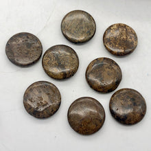 Load image into Gallery viewer, Shimmering Bronzite Coin Pendant Beads | 25x7mm | Bronze | Coin | 2 Beads | - PremiumBead Alternate Image 5
