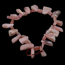 Load image into Gallery viewer, Pink Peruvian Opal 88g Varied Bead Strand | 15&quot; | Pink | 37 Beads |
