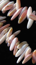 Load image into Gallery viewer, Rare Pink Conch Shell Spike Brio Bead Strand 109461A - PremiumBead Alternate Image 3
