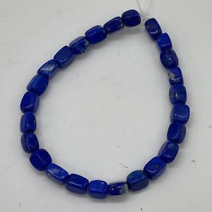 Laps Lazuli Nugget Beads | 7.5x7.5x5 - 7x5x5mm | Blue | 50 Bead Strand |