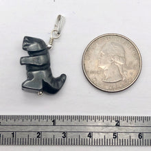Load image into Gallery viewer, Semi Precious Stone Jewelry T rex Pendant Necklace of Hematite/Silver - PremiumBead Alternate Image 5
