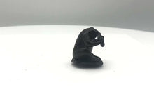 Load and play video in Gallery viewer, Intricately Carved Musical Teak Froggie Ojime Bead | 22x19x18mm | Brown
