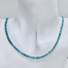 Load image into Gallery viewer, 80cts Natural Blue Zircon Faceted Bead Strand 106047
