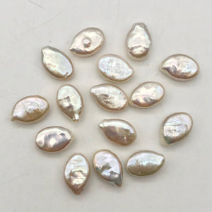 Oval/Teardrop 2 Creamy Freshwater Coin Pearls 4456 - PremiumBead Alternate Image 3