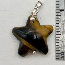 Load image into Gallery viewer, Tiger Eye Starfish Pendant Necklace | Semi Precious Stone | Silver Pendant | - PremiumBead Alternate Image 7
