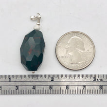 Load image into Gallery viewer, Hand Made Bloodstone Focal Pendant with Sterling Silver Findings | 1 3/4&quot; Long - PremiumBead Alternate Image 5
