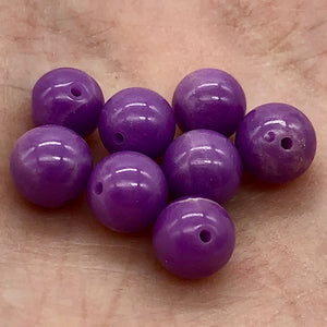 Phosphosiderite Parcel Round | 6 mm | Lavender | 8 Beads |