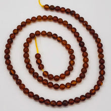 Load image into Gallery viewer, Amber Round Bead Strand | 4 mm | Red | 105 Beads |
