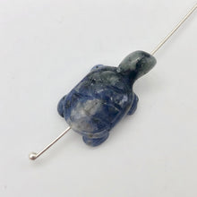 Load image into Gallery viewer, Adorable 2 Sodalite Carved Turtle Beads - PremiumBead Alternate Image 4
