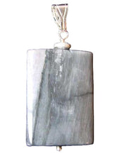Load image into Gallery viewer, Exotic! Cat&#39;S Eye Quartz &amp; Silver Pendant 507132A
