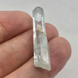 One Rare Natural Aquamarine Crystal | 46x9x10mm | 31.595cts | Sky blue | - PremiumBead Alternate Image 4