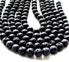 Load image into Gallery viewer, Dawn of Creation 10mm Round Lava Bead Strand 109403 - PremiumBead Alternate Image 2
