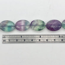 Load image into Gallery viewer, Rare! Carved 20x15mm Oval Fluorite 16&quot; Bead Strand! - PremiumBead Alternate Image 5
