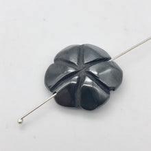 Load image into Gallery viewer, Bloomin&#39; 2 Carved Hematite Rose Flower Beads | 21x7mm | Graphite | 9290HM - PremiumBead Alternate Image 6
