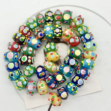 Load image into Gallery viewer, Hand Made Glass Lampwork Beads! | 12x8mm | Multi-hue | Roundel | 10 beads | - PremiumBead Alternate Image 2
