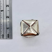 Load image into Gallery viewer, 1 Bead of Thai Hill Tribe Origami Box Fine Silver 7g Bead 5468
