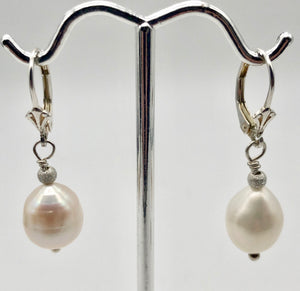 Gorgeous Natural Pearl Solid Sterling Silver Earrings - PremiumBead Alternate Image 6