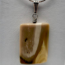 Load image into Gallery viewer, Creamy yellow beige Mookaite &amp; Silver Pendant! | 35x25x5mm | - PremiumBead Alternate Image 6
