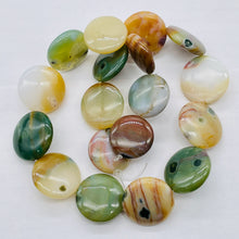 Load image into Gallery viewer, Ocean Jasper Graduated Round | 25x8 to 23x8 mm | Multi-color | 17 Beads
