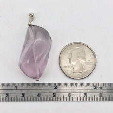 Load image into Gallery viewer, Custom Focal Lavender Fluorite &amp; Sterling Silver Pendant | 2&quot; Long | 510869S - PremiumBead Alternate Image 5
