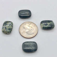 Load image into Gallery viewer, 4 Wild Forest Green Sediment Stone Pendant Beads 008561 - PremiumBead Alternate Image 4

