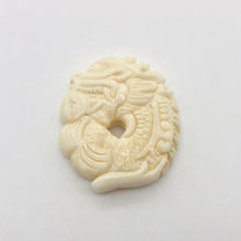 Load image into Gallery viewer, Intricate Hand Carved Fierce Dragon Pendant Bead 10284S - PremiumBead Primary Image 1
