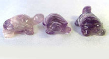 Load image into Gallery viewer, Charming 2 Carved Amethyst Turtle Beads | 22x12.5x9mm | Purple - PremiumBead Alternate Image 9
