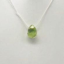 Load image into Gallery viewer, Peridot Faceted Briolette Bead | 1.5 cts | 7x5x4mm | Green | 1 bead | - PremiumBead Alternate Image 2
